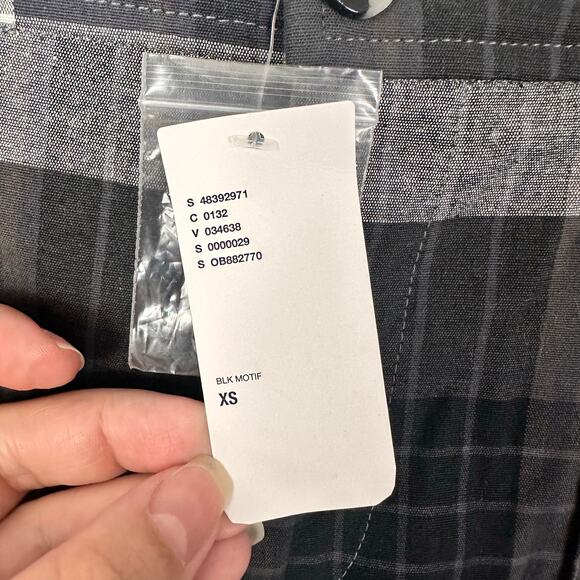 NWT Urban Outfitters Tasha High Rise Kick Flare Pants Black Plaid Motif Size XS - Picture 10 of 10